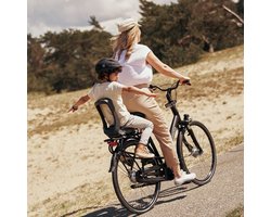 Urban Iki Junior Fietsstoeltje MIK HD - Bincho Black/Inaho Beige