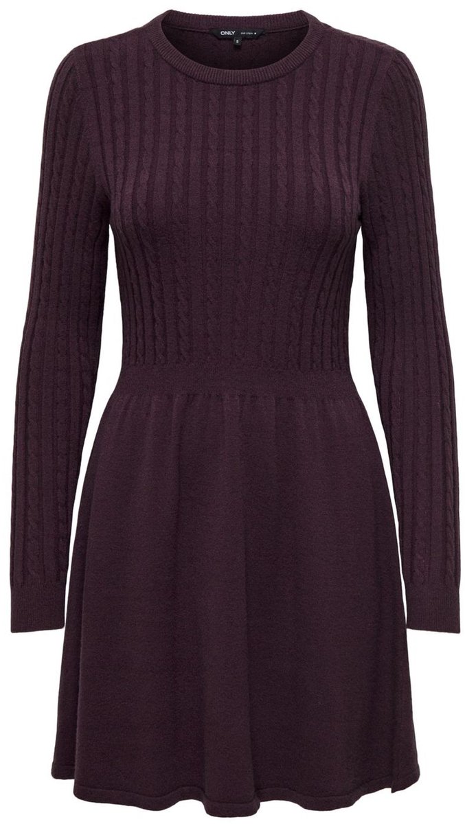 ONLY - ONLFIA LS CABLE DRESS KNT NOOS - Dames - Mini jurken