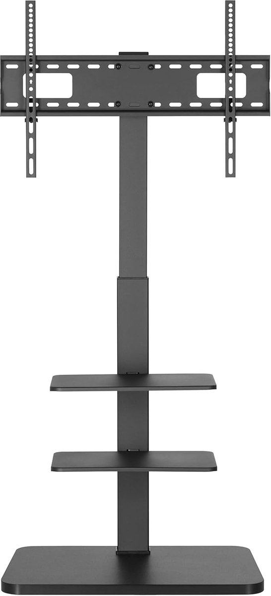 TV standaard met planken - draaibaar 37 tot 75 inch - modern design - ideaal voor entertainment - ShopVlot