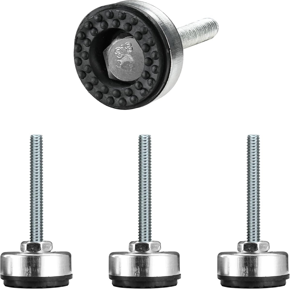 4Pcs Adjustable Legs, M8×60mm×Ø35mm Heavy Duty Machine Foot Furniture Leveling Feet Adjustable Leveling Feet for - ShopVlot
