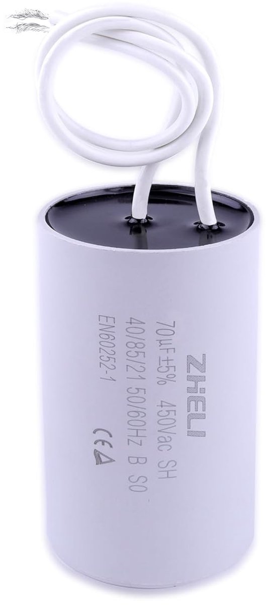 CBB60 condensator 70uF - cilindrisch - 450VAC - ideaal voor motorstart - ShopVlot