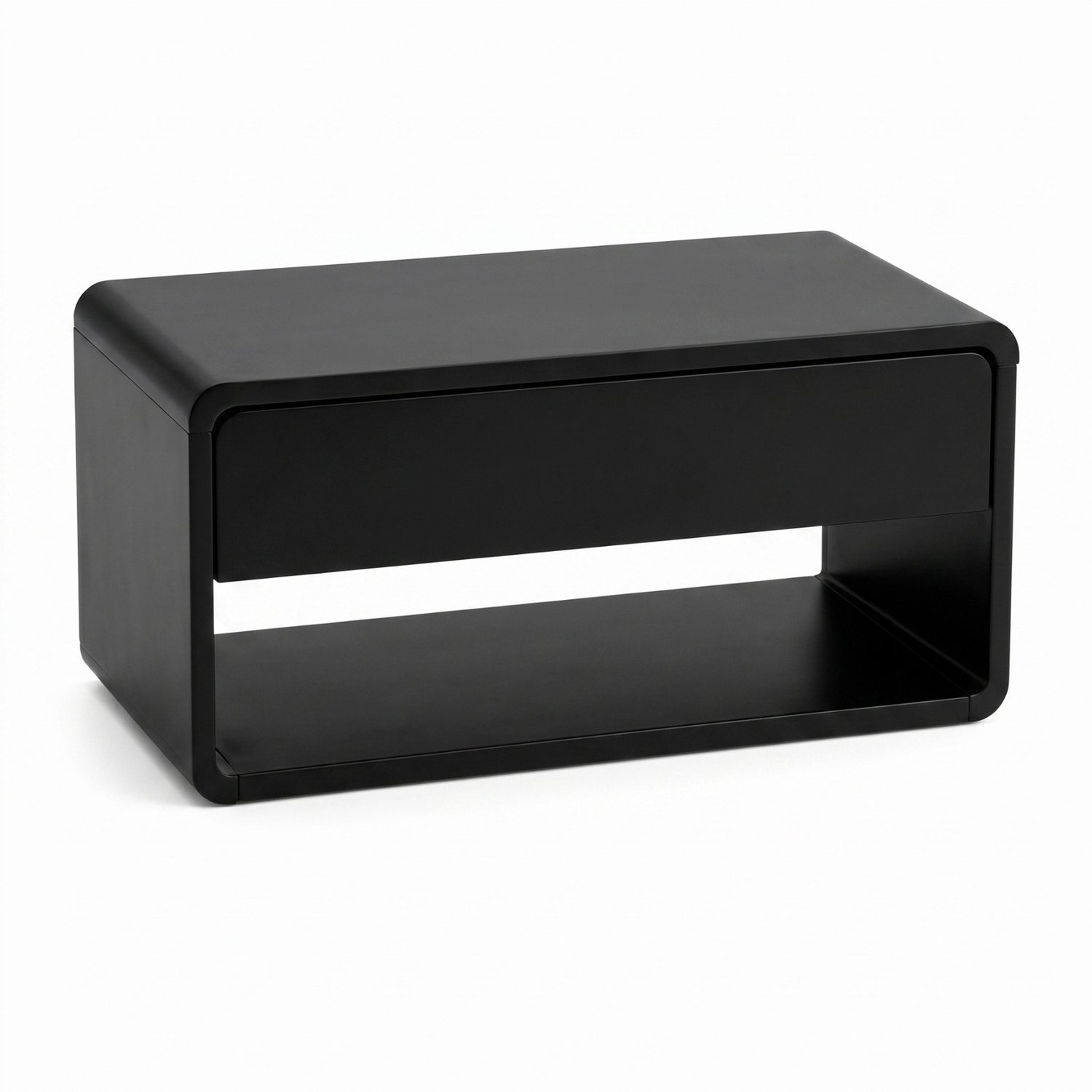 Wandnachtkastje met lade en plank, 46 x 25 x 21 cm