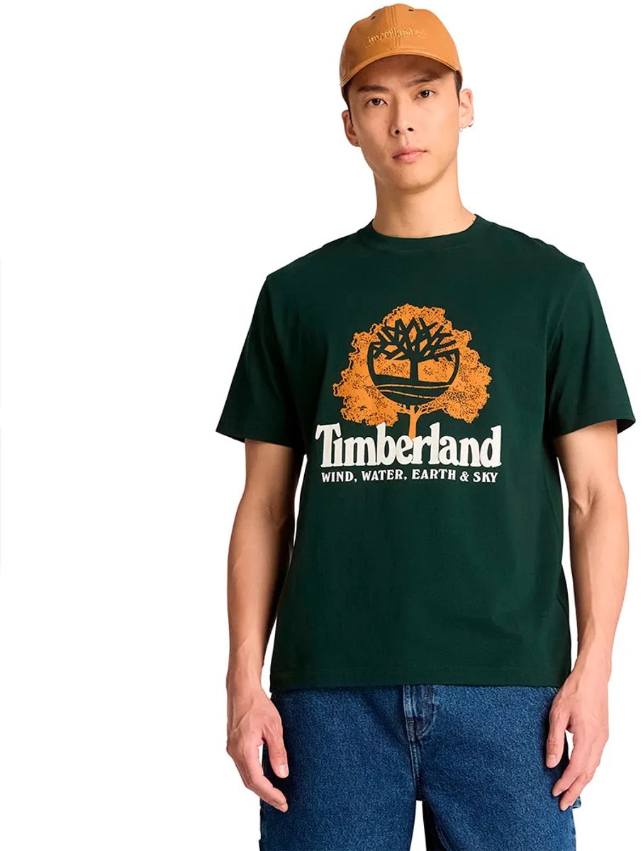 Timberland Wwes Front Graphic T-shirt Met Korte Mouwen XL Man Scarab