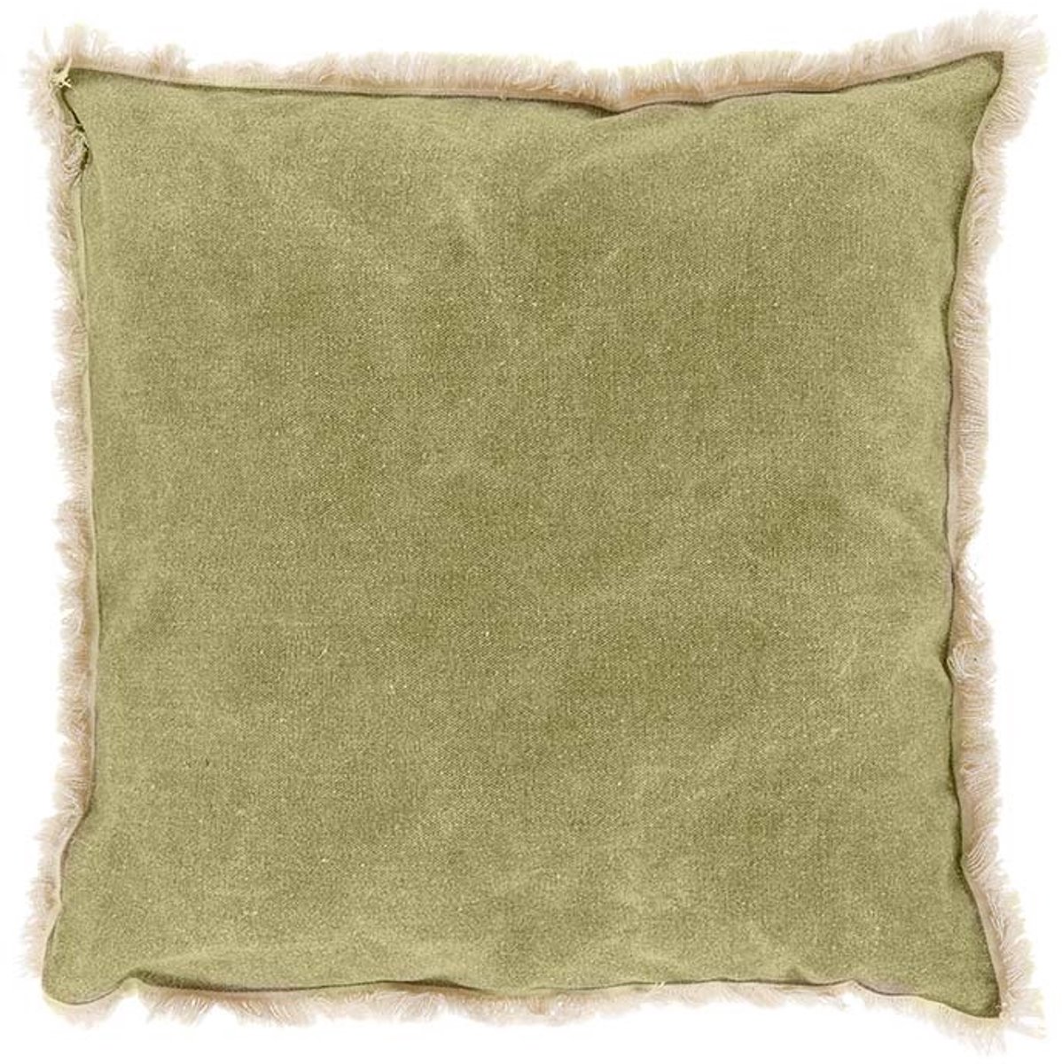 Unique Living Sierkussen Laurie Moss Green -45x45cm Groen