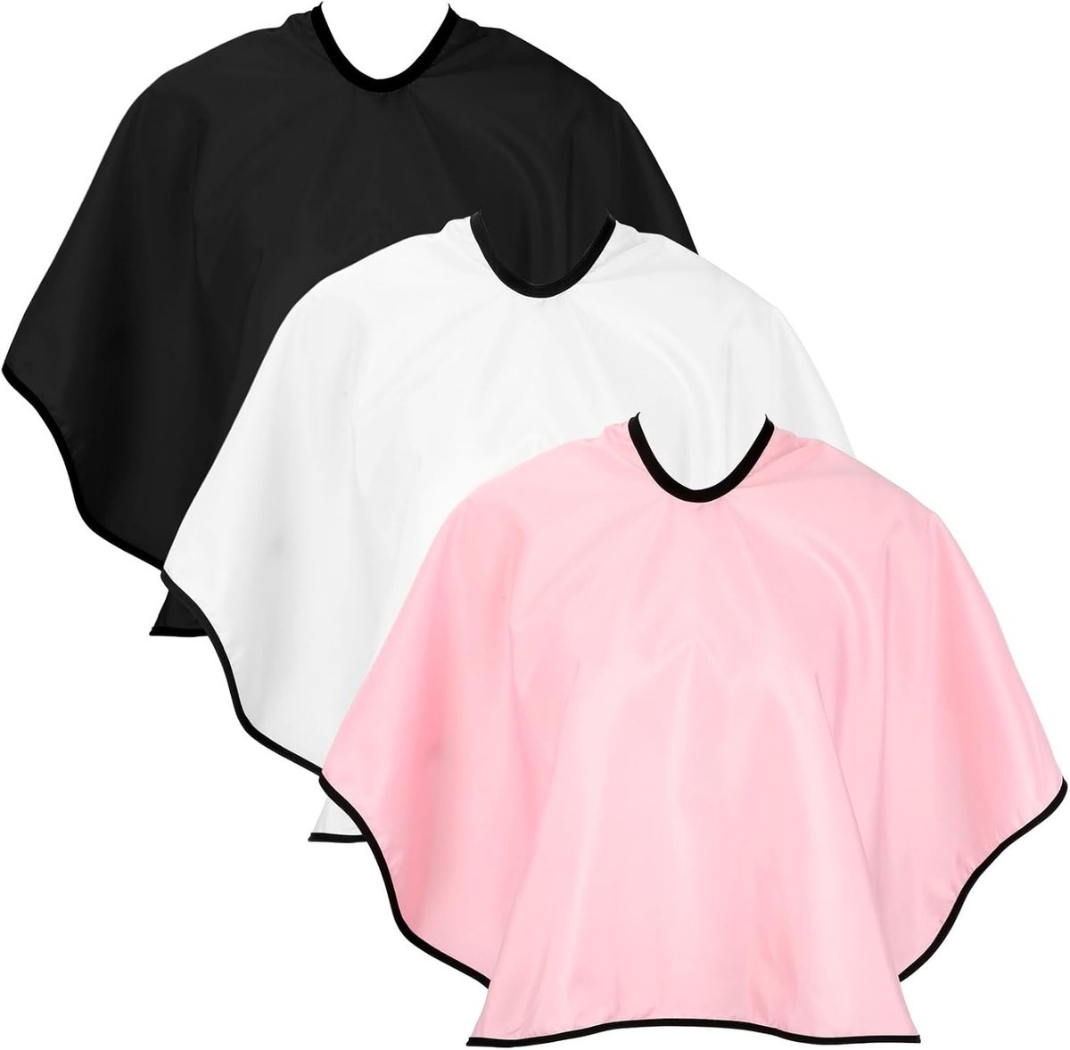 Make-up capes set van 3, waterdichte kappen voor kappers en schoonheidssalons, ideaal voor haarverf en styling