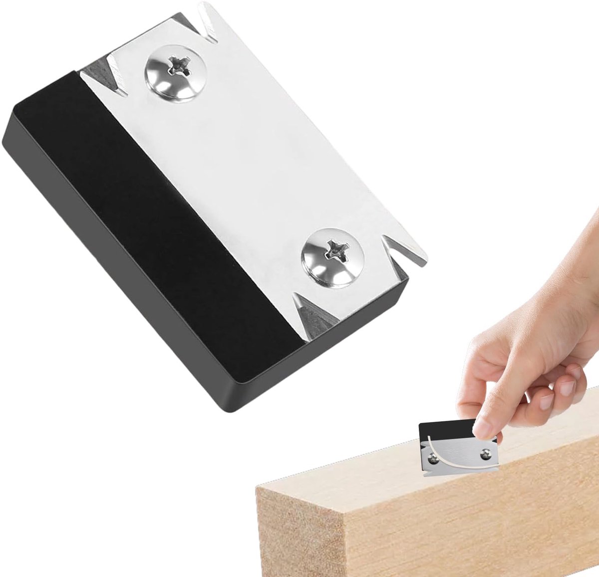 Houten kantensnijder, draagbare randsnijder, kantensnijder voor het bewerken van antislip fineer, handschaaf voor hout - ShopVlot