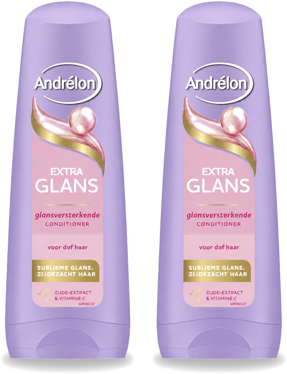 2 x Andrélon – Conditioner – Extra Glans – 200 ml - Voordeelverpakking - 2 stuks