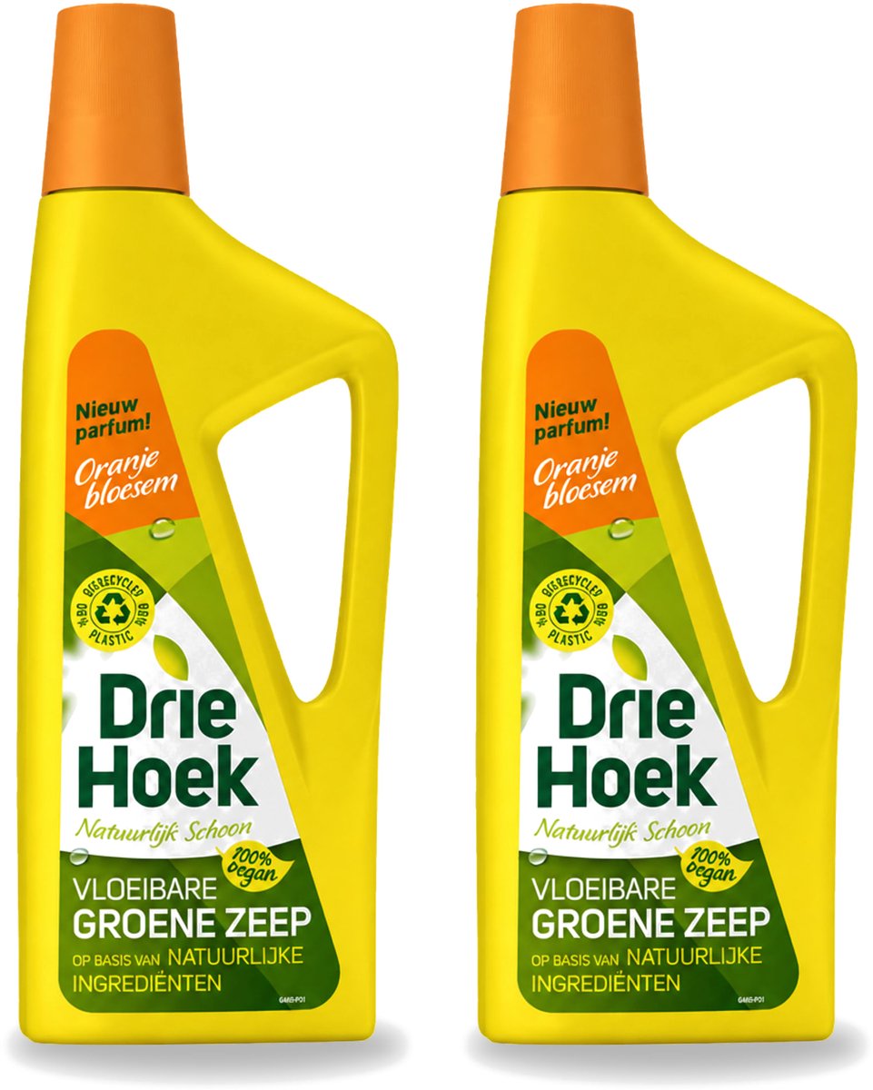 2 x Driehoek – Vloeibare Zeep – Oranjebloesem – 725 ml - Voordeelverpakking - 2 stuks