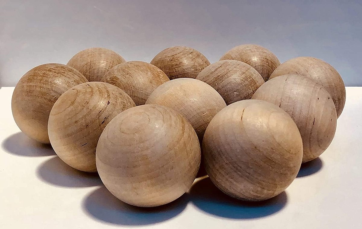 Hockey Trainingsbal - Hout - 5,1 cm - Voor Opwarming en Training