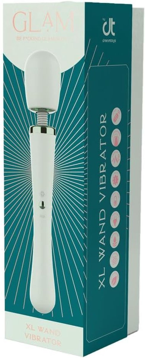 Dream Toys Glam XL Wand Vibrator Groen - ShopVlot