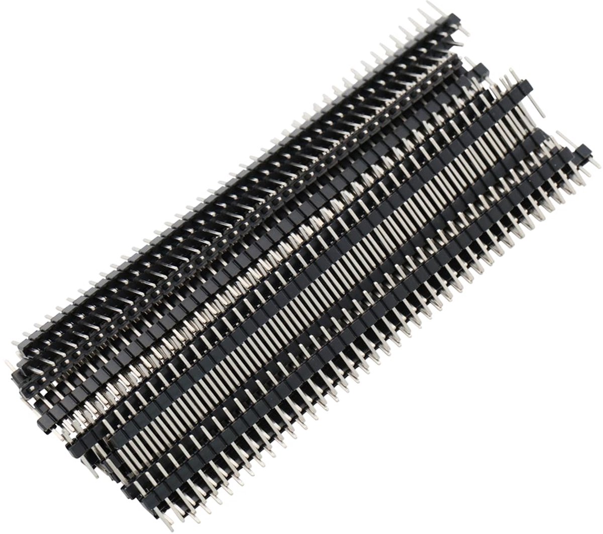 Connettore a pin Singolo Connettore a pin Singolo Passo 1 x 40 pin Pin 2.54mm Striscia di pin Maschio for Arduino - ShopVlot