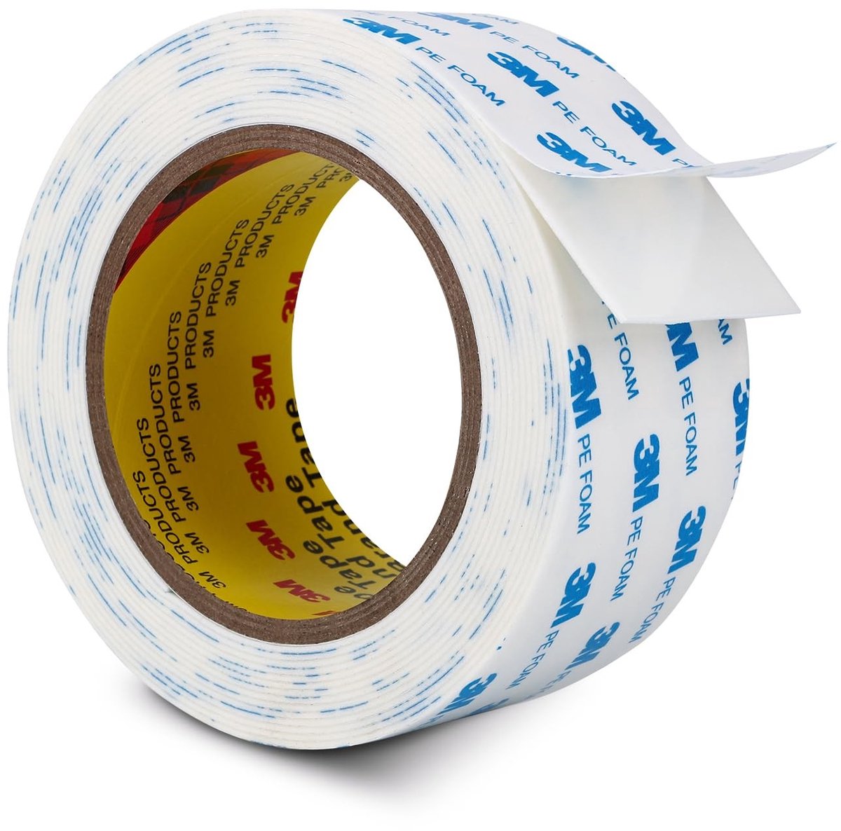 Extra Sterke Dubbelzijdige Tape van PE Schuim, 50 mm x 5 m, 1.1 mm Dikte, Waterdicht en Duurzaam voor Binnen en Buiten, Ideaal voor DIY Projecten en Bevestigen van Voorwerpen