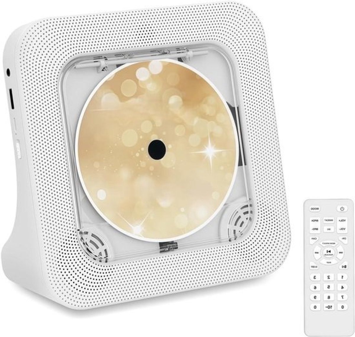 Draagbare cd-speler - Bluetooth-muziekspeler - Voor het streamen - van muziek thuis - Ingebouwde hifi-luidspreker