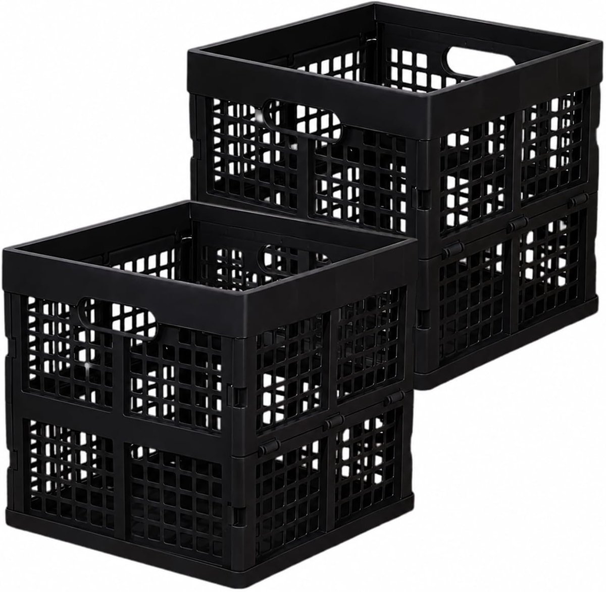 Klapbox 36 liter - vouwdoos met handvat - robuust en waterafstotend - ideaal voor opslag - ShopVlot