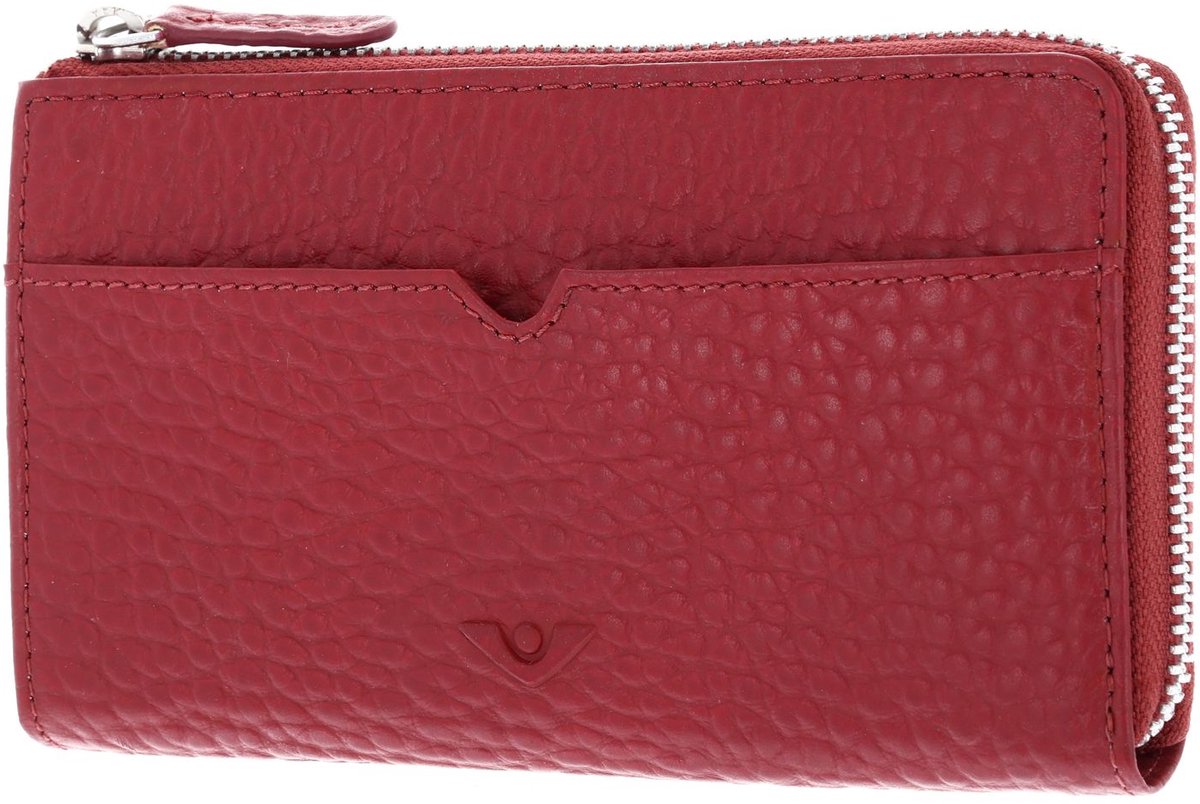 VOi portemonnee Hirsch Kirby Wallet Granat donkerrood