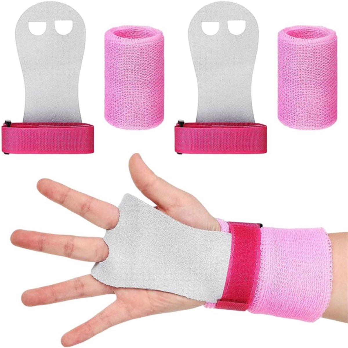 Gymnastiek grips voor kinderen - faux leer/cotton - palm bescherming - voorkomt blaren - ShopVlot