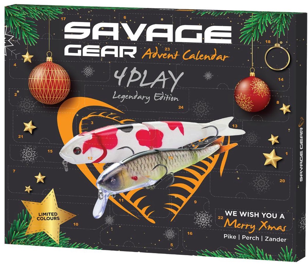Savage Gear 4Play Advent Calendar 2026 (24 Dagen Cadeaus!) - Kunstaas Set
