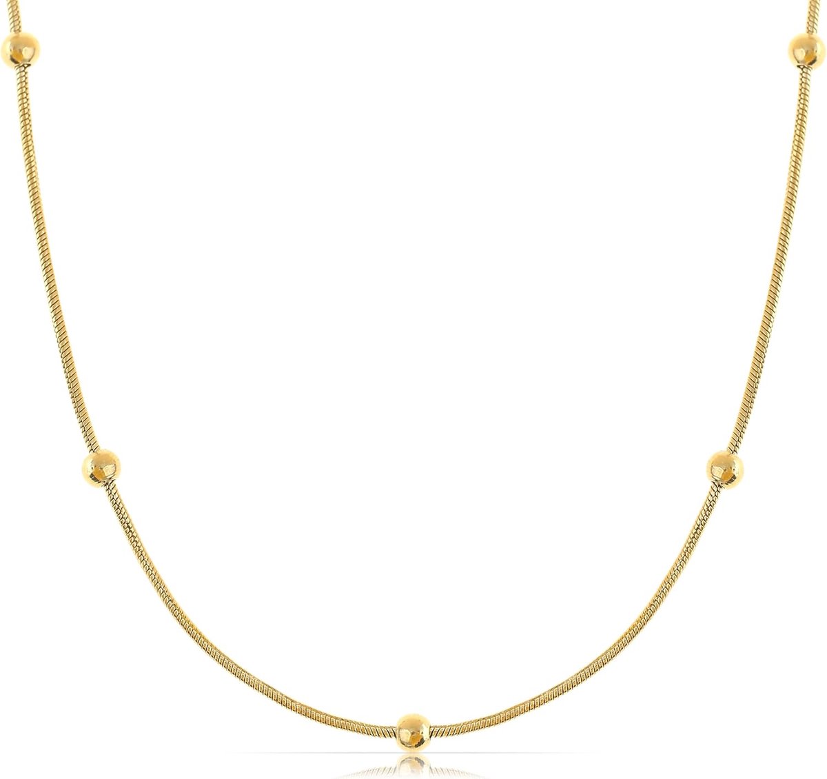 Zonnebrilketting 70 cm - Gouden brillenband - Chirurgisch roestvrij staal - Hypoallergeen en waterproof - ShopVlot