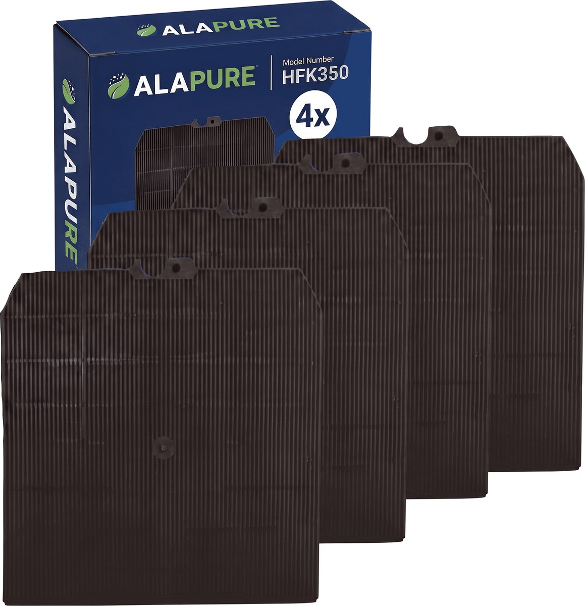 4x Koolstoffilter voor Airlux CR1000
