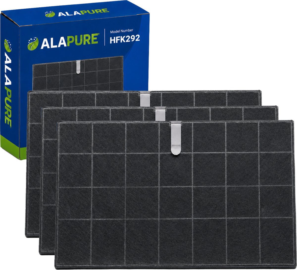 3x Koolstoffilter voor Bauknecht AMC058 / 482000008330