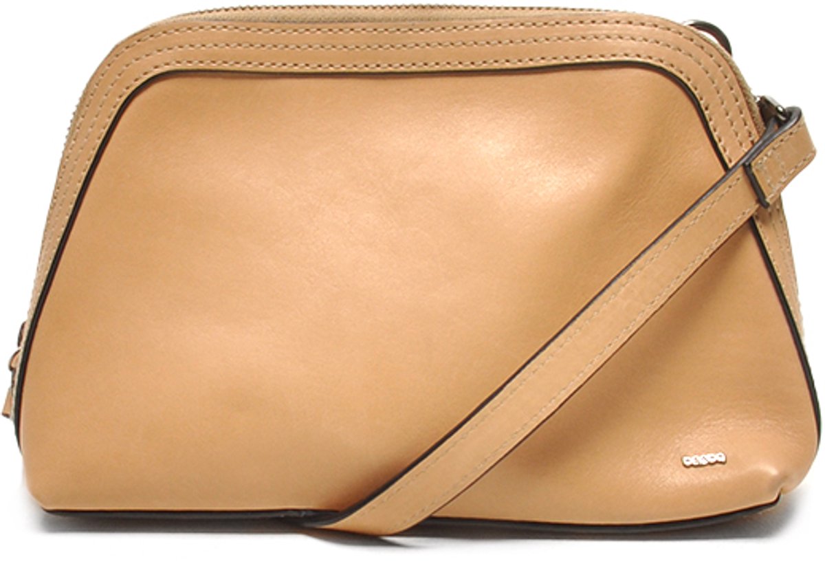 Berba - leren crossbody-tas Icons 885-220 Nude