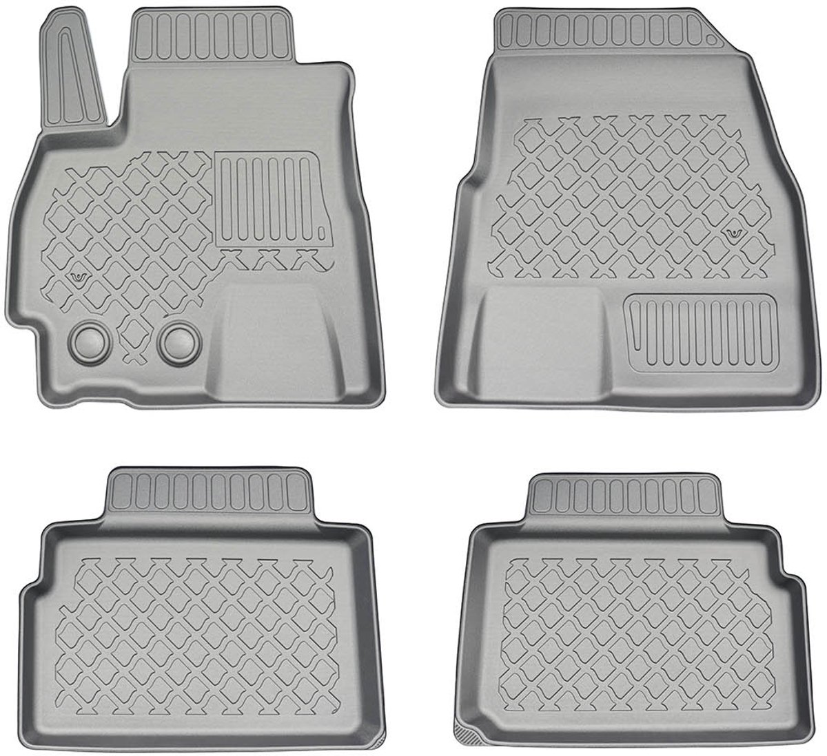 Tapis de sol Guardliner pour Omoda 5 Hybrid HEV SUV/5 09.2025- rear mats corners to cut off