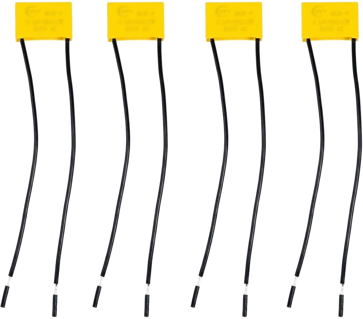 Condensatoren 0,1 µF 100 Ohm 1/2W 600 VAC - vlamboogonderdrukkingscondensator - geschikt voor contactoren en relais - ShopVlot