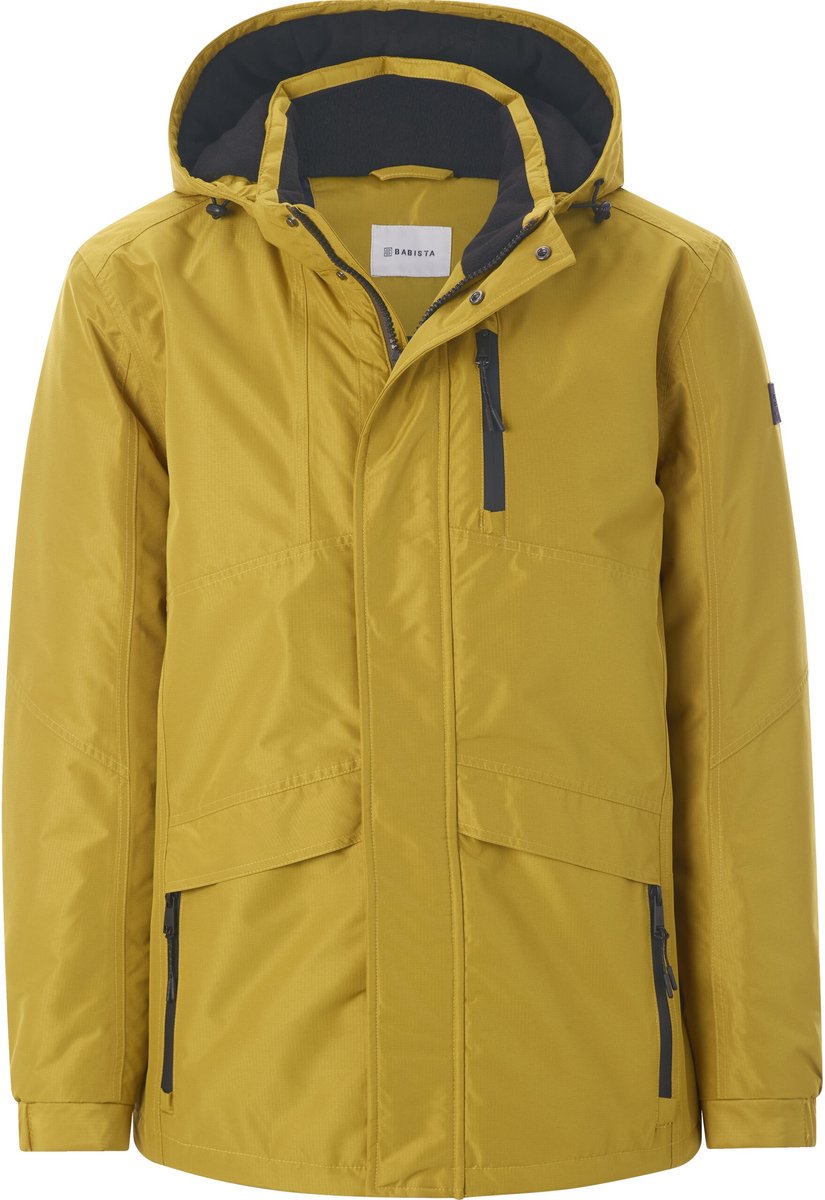 Babista herren Outdoorjack – Plus Donkergeel