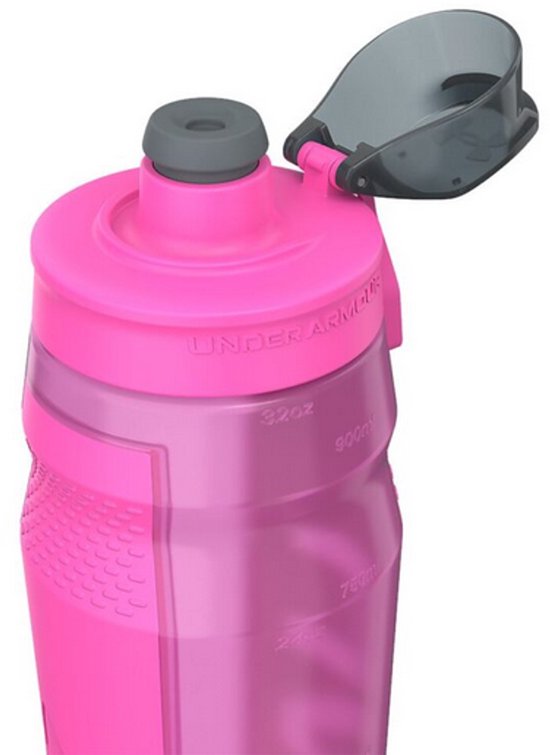 Under Armour Playmaker Squeeze Bidon 950ml - Drinkfles -Bidon - Sportfles - Rood — afbeelding 4