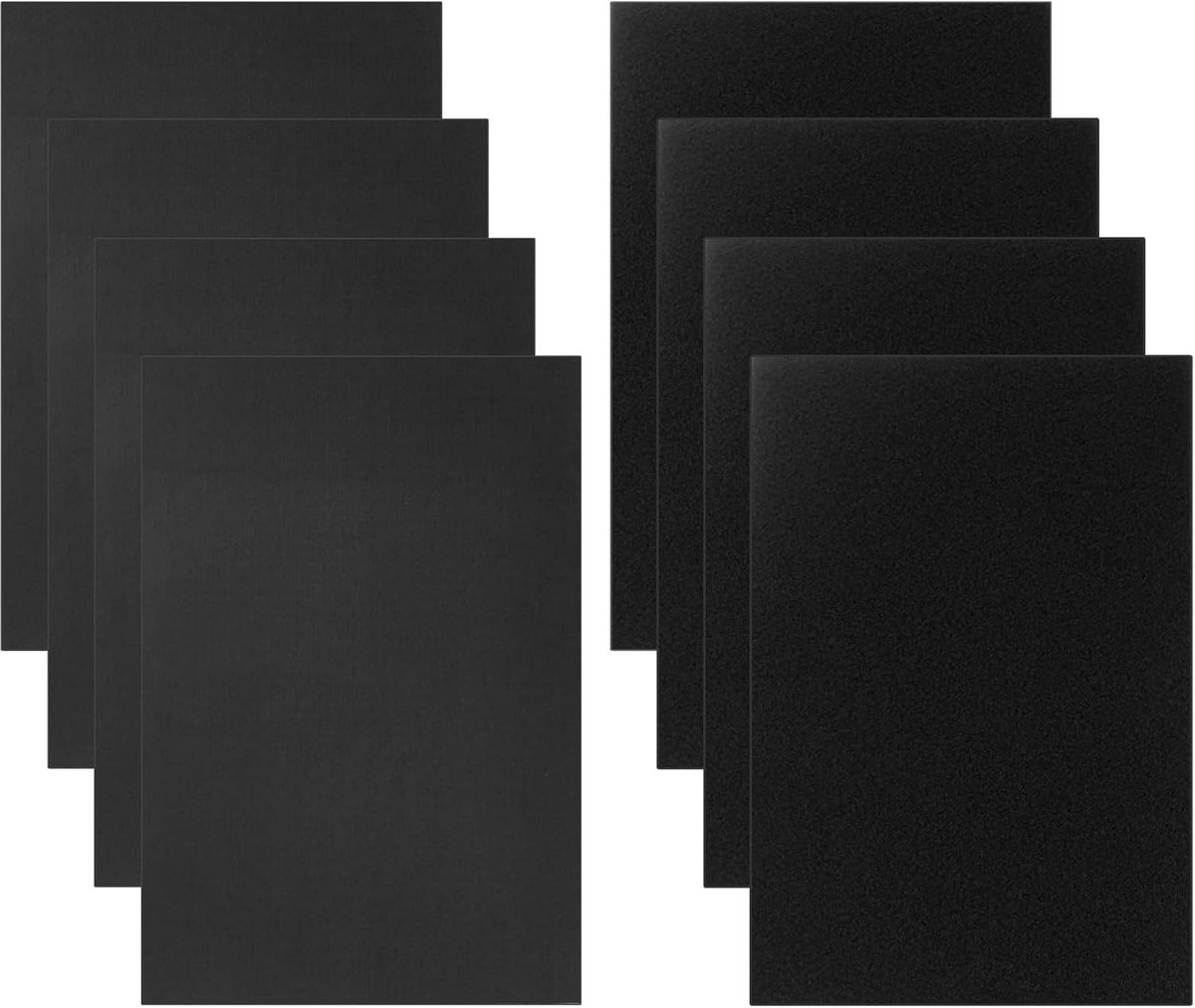 Nylon klittenband 20 x 30 cm - zelfklevend - 4 vellen - ideaal voor naaiprojecten - ShopVlot