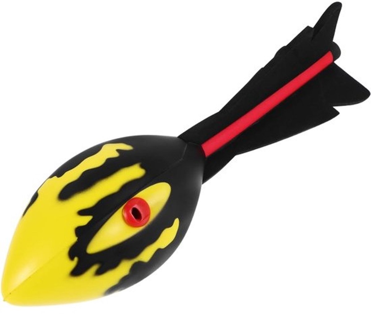 Kinder­speer - Werpspeelgoed - Voor buitensport - Met fluitje - 30 cm - Geel