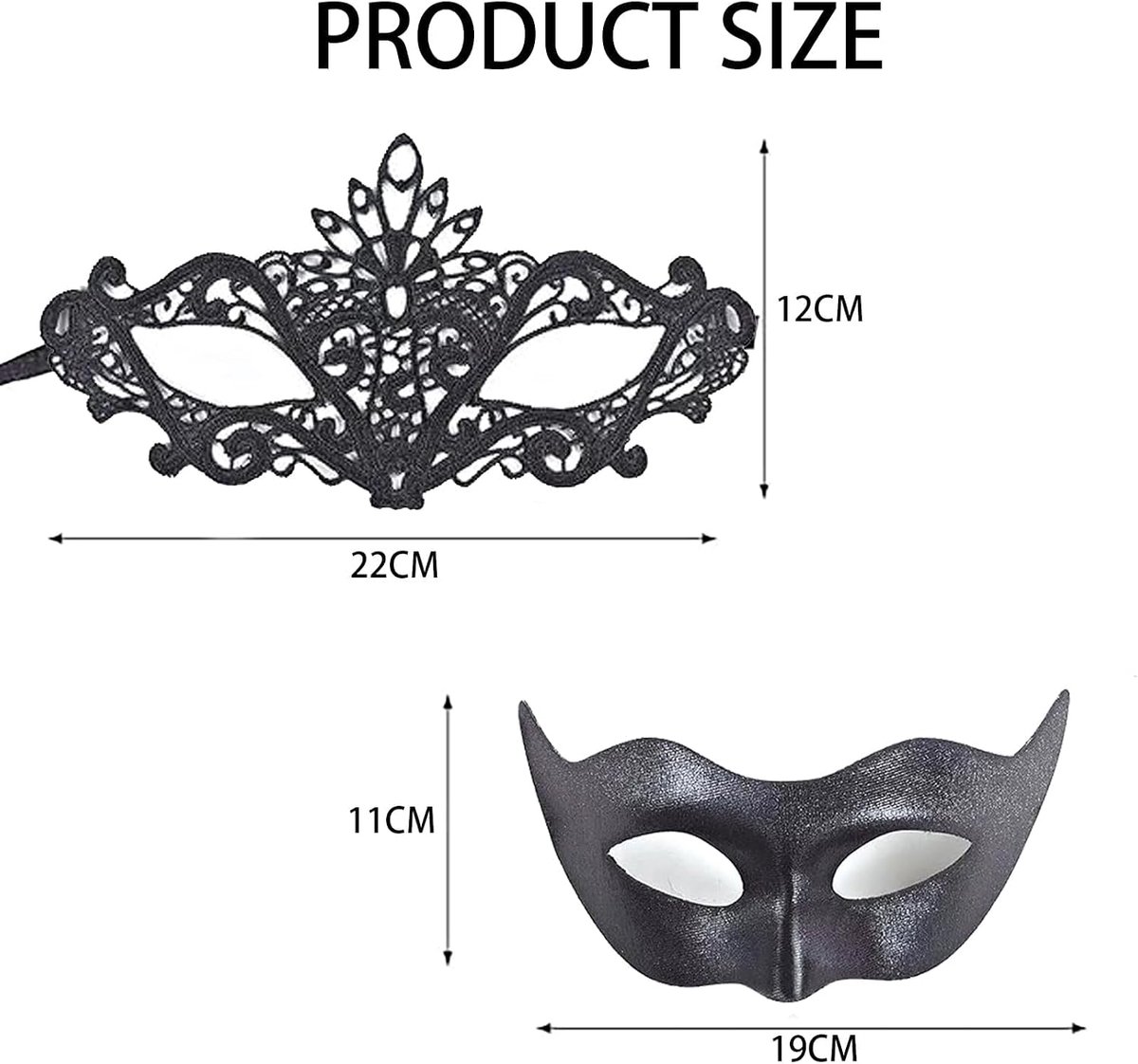 Vrouwen Venetiaans Masker - Plastic Kant - Perfect voor Masquerade Ball - ShopVlot