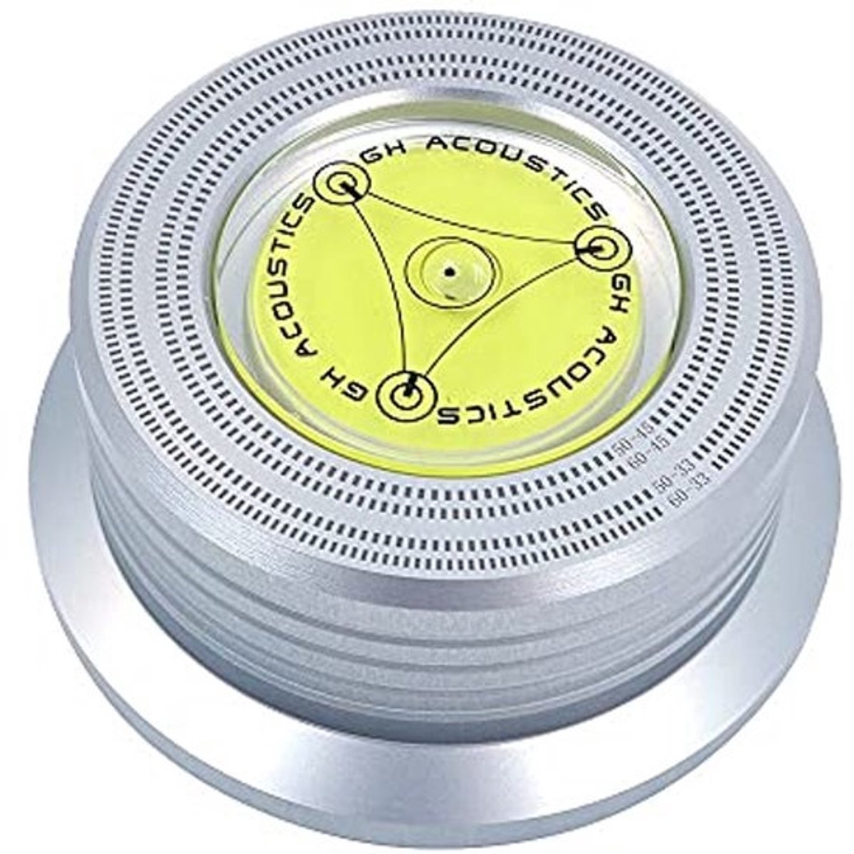 Bubble Level - Speed Detection - Turntable LP Vinyl Stabilizer Clamp