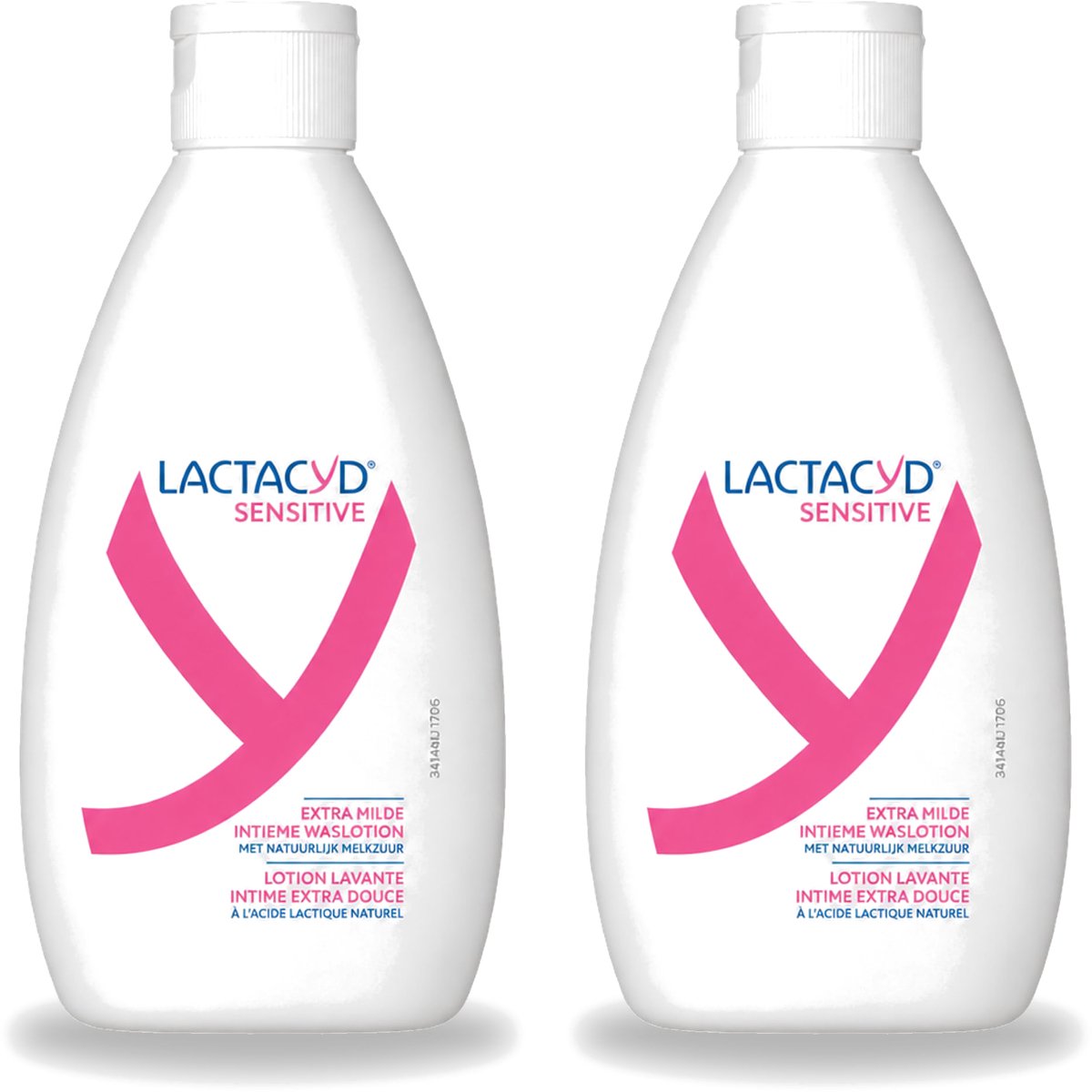 2 x Lactacyd Sensitive - Intieme Waslotion - Extra Gevoelig - Met Natuurlijk Melkzuur - 300 ml - Bulkverpakking - 2 stuks