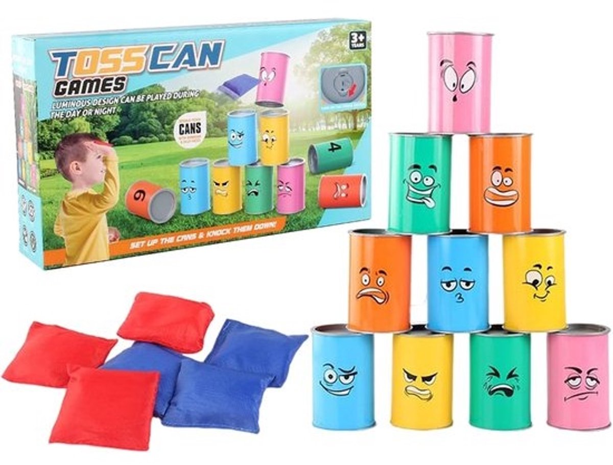 Bonenzakgooien - Kermisspel - Buitenspelactiviteit - Interactief familiespeelgoed - 10.2x7cm