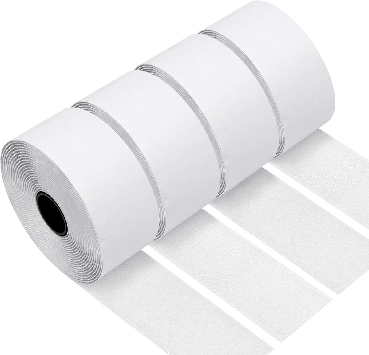 Zware Dubbelzijdige Plakstrips voor Bevestigen, Zelfklevende Haak en Lussystemen, 5CMX5M, Ideaal voor Klussen en Organiseren