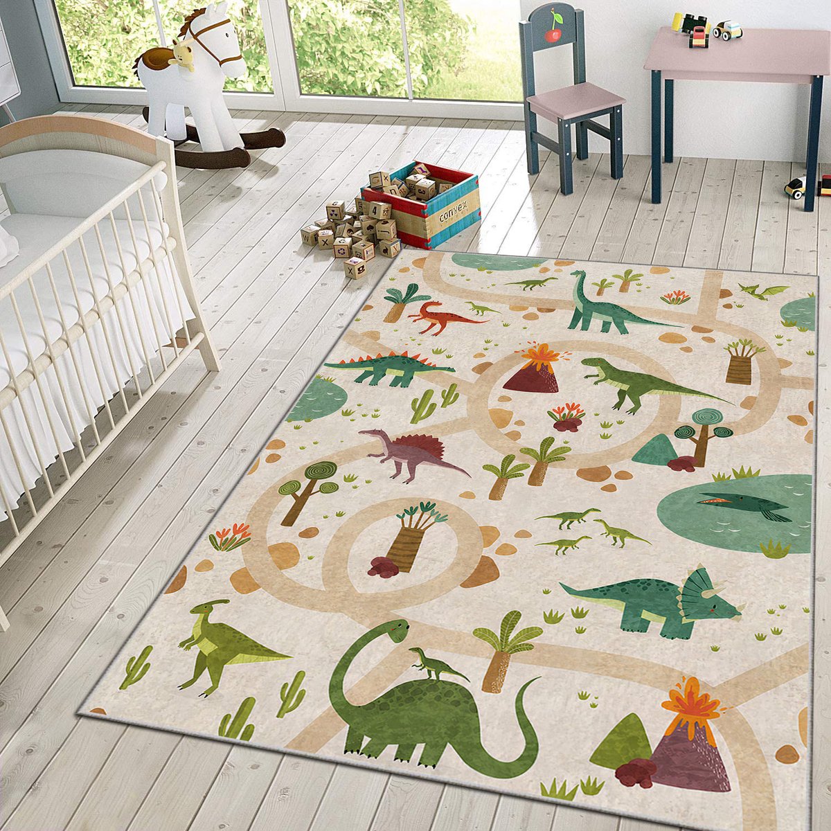 Vloerkleed Kinderkamer - Speelkleed Baby - Speelmat - Speeltapijt - Tapijt voor Kinderkamer - 120*180 cm - Vloerkleed Baby