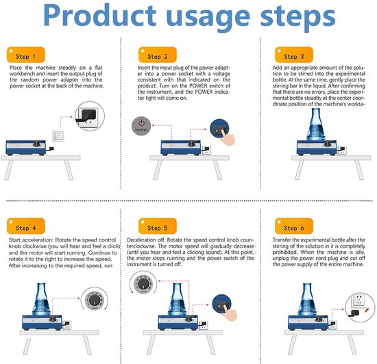 Efficiënte Magnetische Mixer voor Laboratoriumtoepassingen, 2500 R/Min, 2000ml, Perfect voor Mengprocessen en Experimenten — afbeelding 3