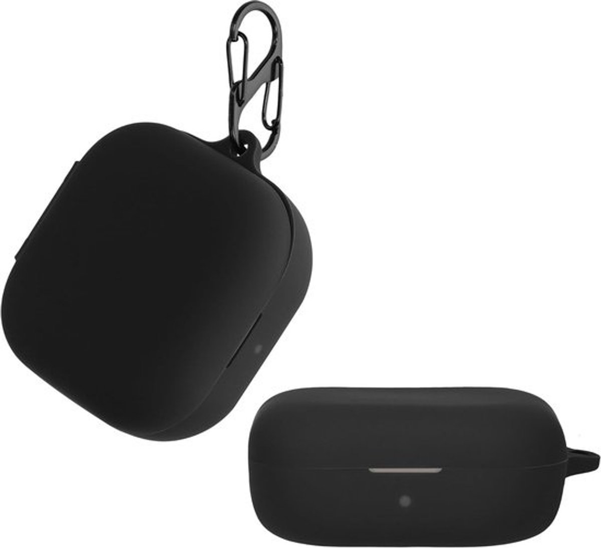 Etui voor oordopjes - Beschermhoesje - Oordopjes beschermen - Antislipgrip - Compact formaat - Zwart