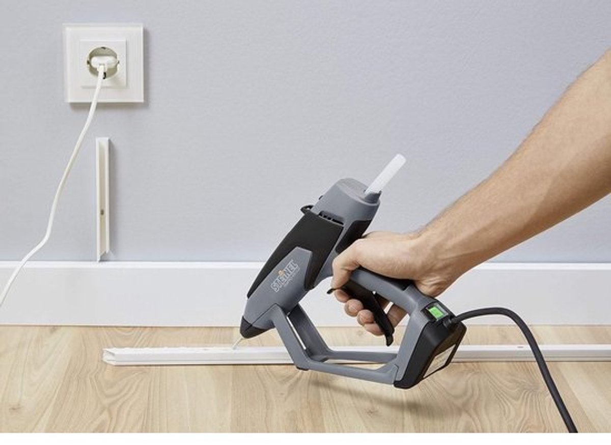 Lang mondstuk - Accessoire voor lijmpistool - Voor het lijmen van grote oppervlakken - Voor nauwkeurig doseren - Ø 45 mm - Aluminium