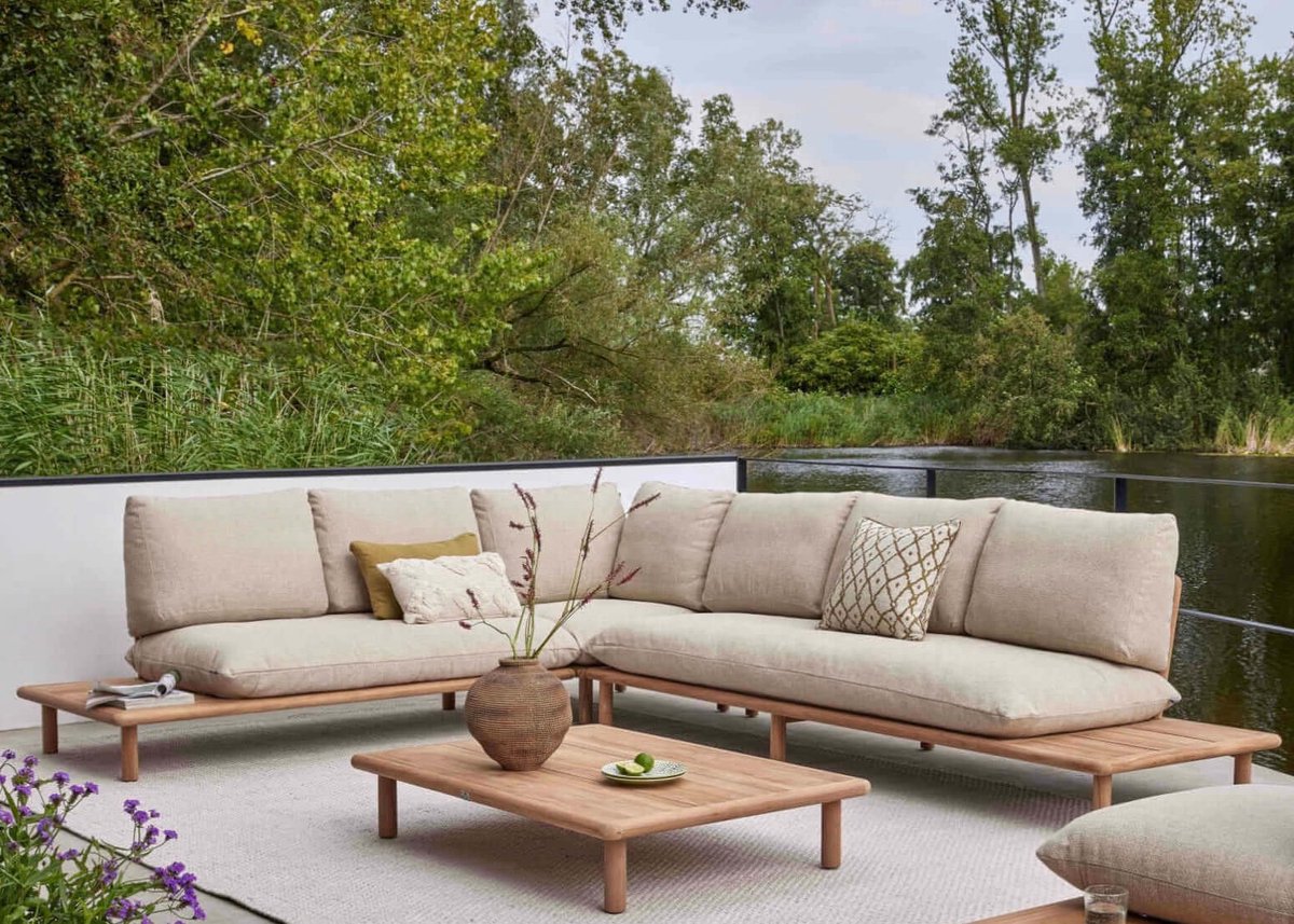 Apple Bee Sling XL Loungeset 260x327 cm - BEE Wett nr.6 - Rechts Lang