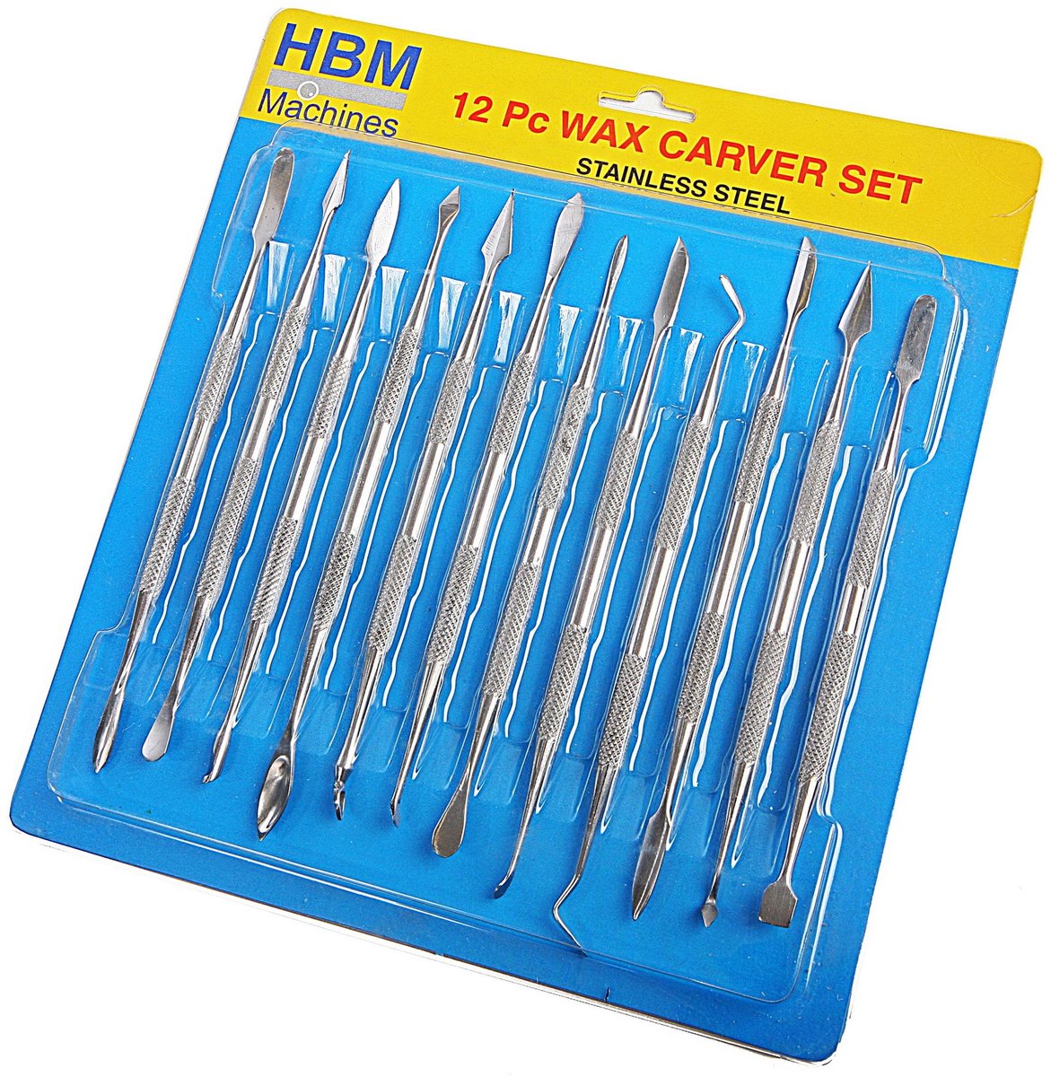 HBM 12-delige Wax Carver Moduleerhakenset