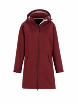 BJØRNSON Anneli Softshell Winterjas Dames - Parka - Maat 44 - Bordo