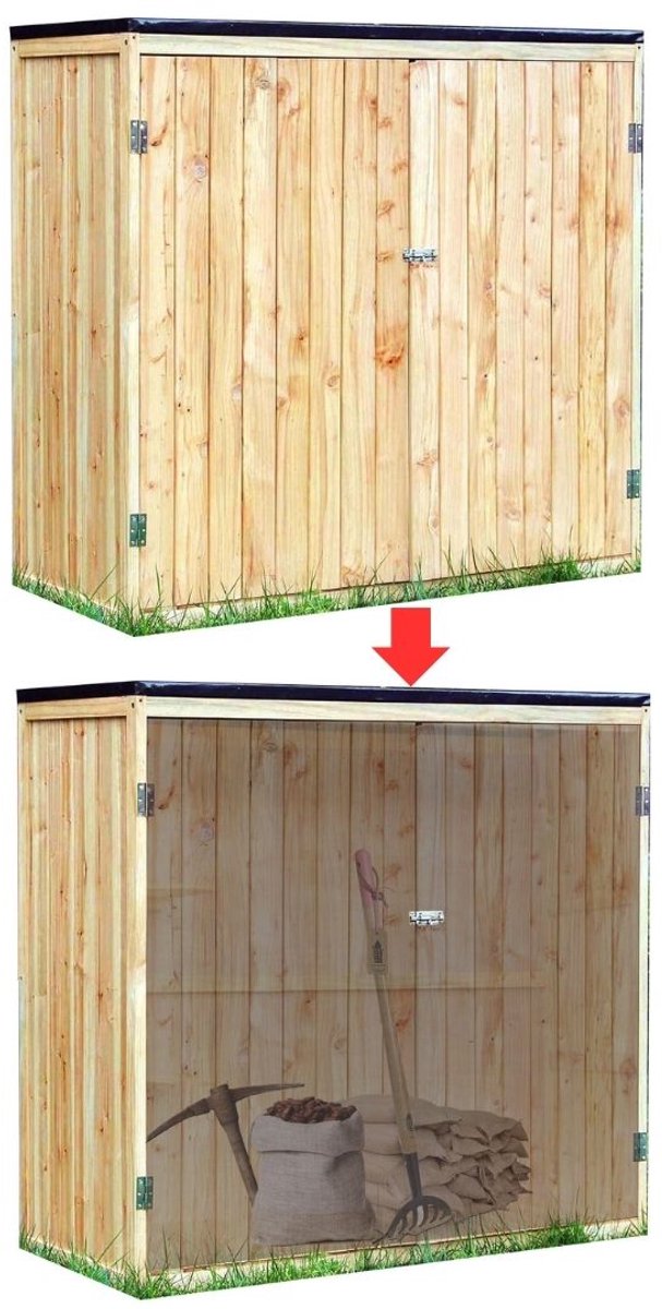 DailySupplies® Tuinkast Hout - Tuinkist - Tuinkasten voor Buiten - Tuinberging