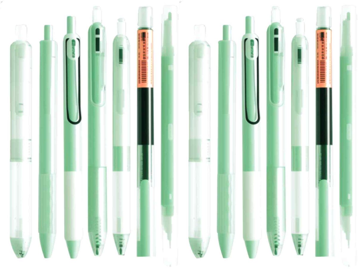 Set van 14 Zachte Gelpennen - 0,5 mm Fijne Punt - Intrekbare Pennen - Mooie Notitiepennen - Snel Droog - Soepel Schrijven - Voor School, Kantoor en Dagelijks Gebruik