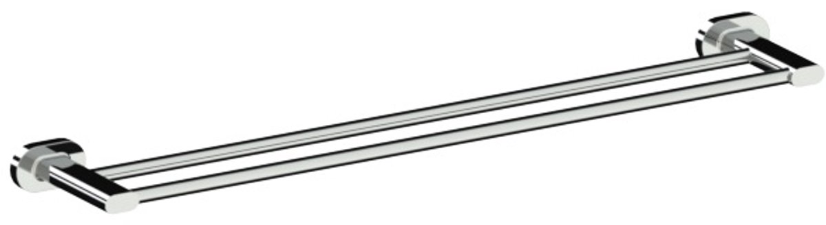 Bisk Go Dubbele Handdoekhaak 60cm Chroom
