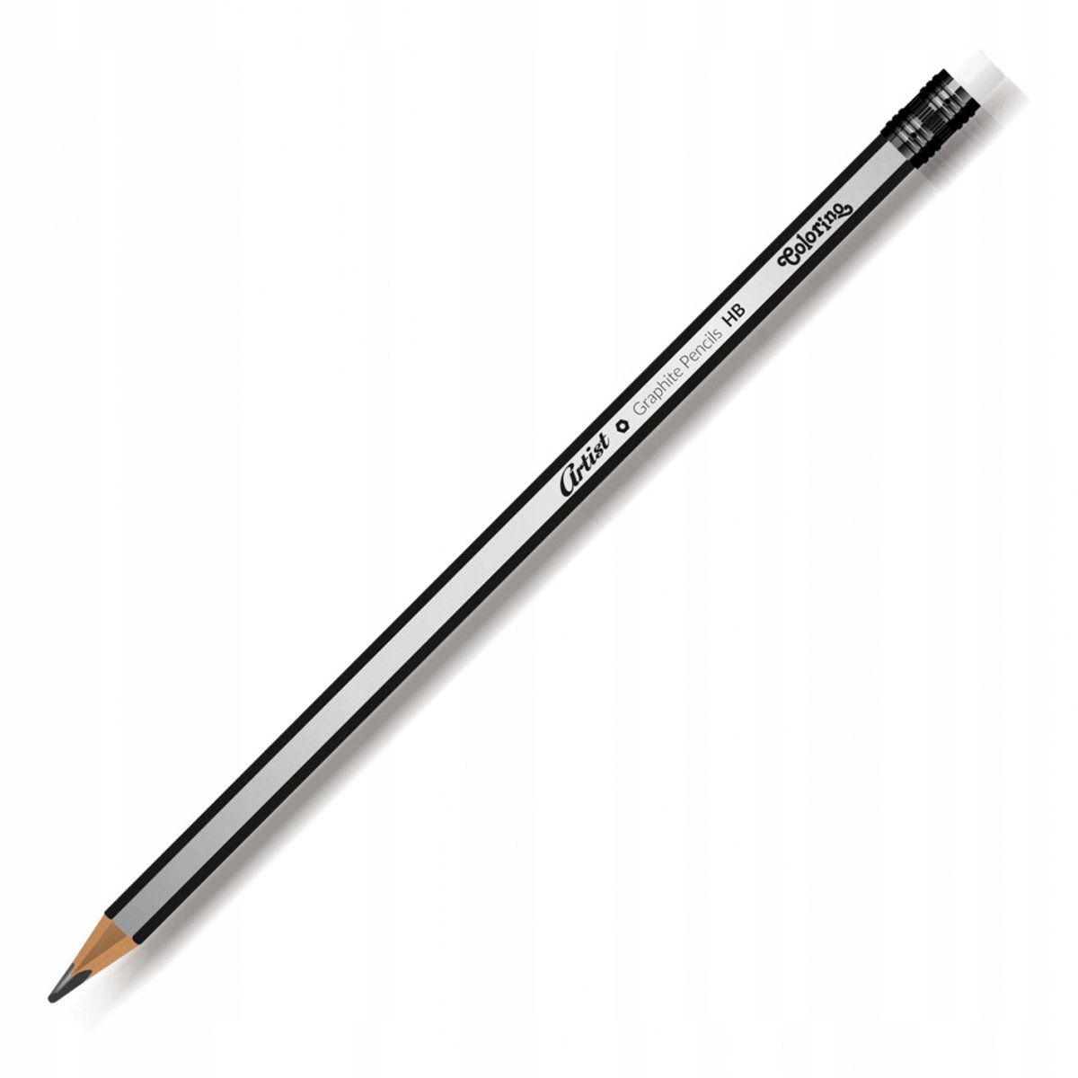 Colorino HB Potlood met Gum - Ideaal voor School