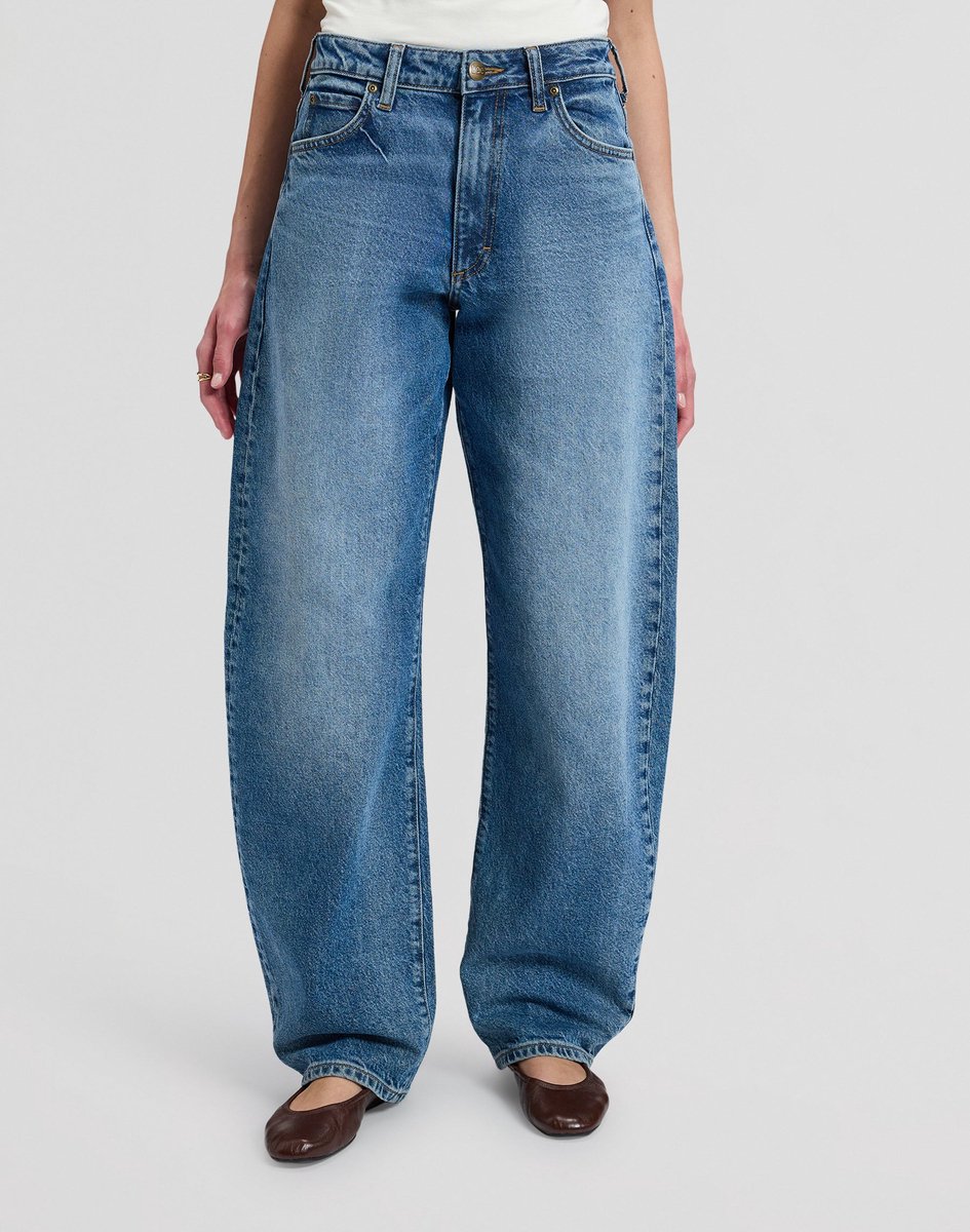 Lee Balloon Pant Jeans Dames Broek Lichtblauw