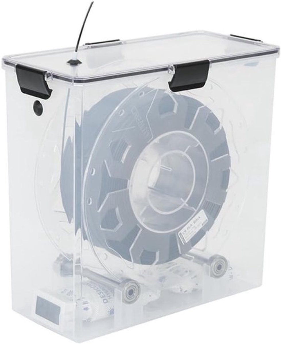 Filament Droogbox - Opslaghouder Vocht - 3D Printen Verbeteren - Real-time Monitoring - 27 x 26 x 14 cm - Transparant