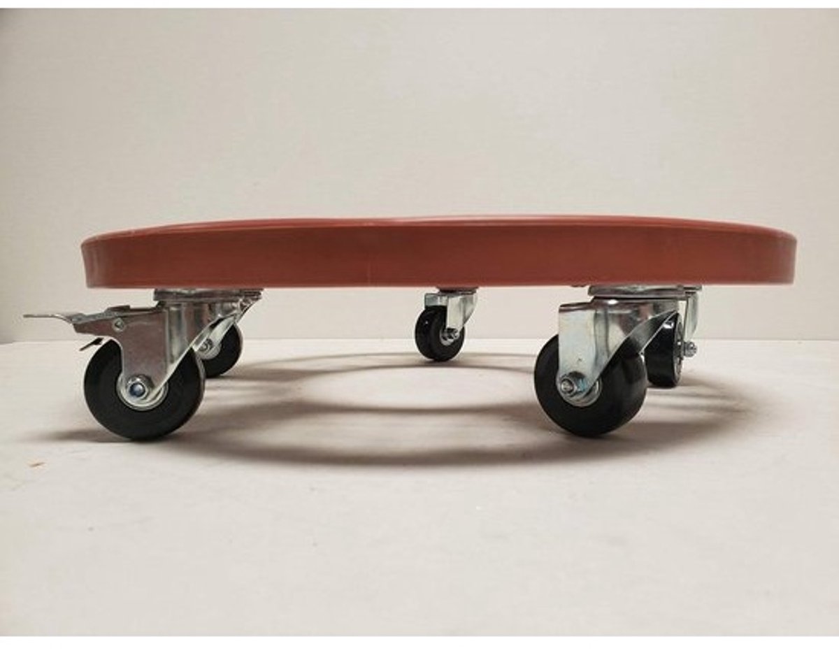 Plant Trolley - Pot Mover - Verplaatsen van Potten - 360° Draaibaar - 16 Inch - Terra Cotta